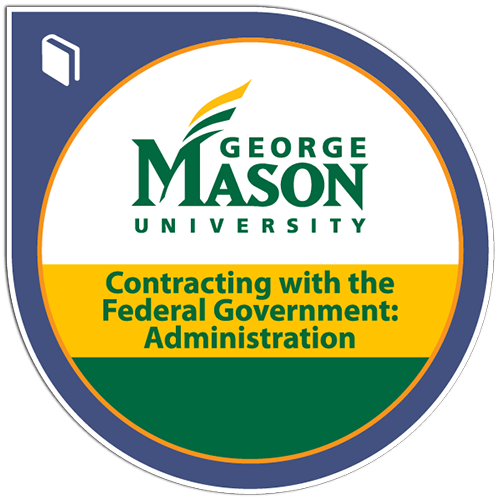 Contracting with the Federal Government: Administration badge