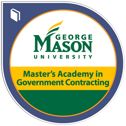 Master's Academy in Government Contracting badge